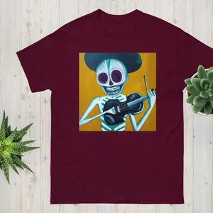Skeletonichi Strumming Men's classic tee