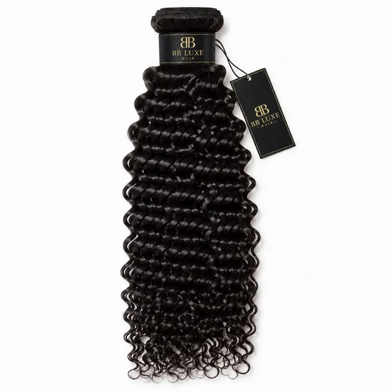 BB Luxe Hair 15A Raw Water Wave Human Hair Bundle | 100% Virgin Human Hair Extensions