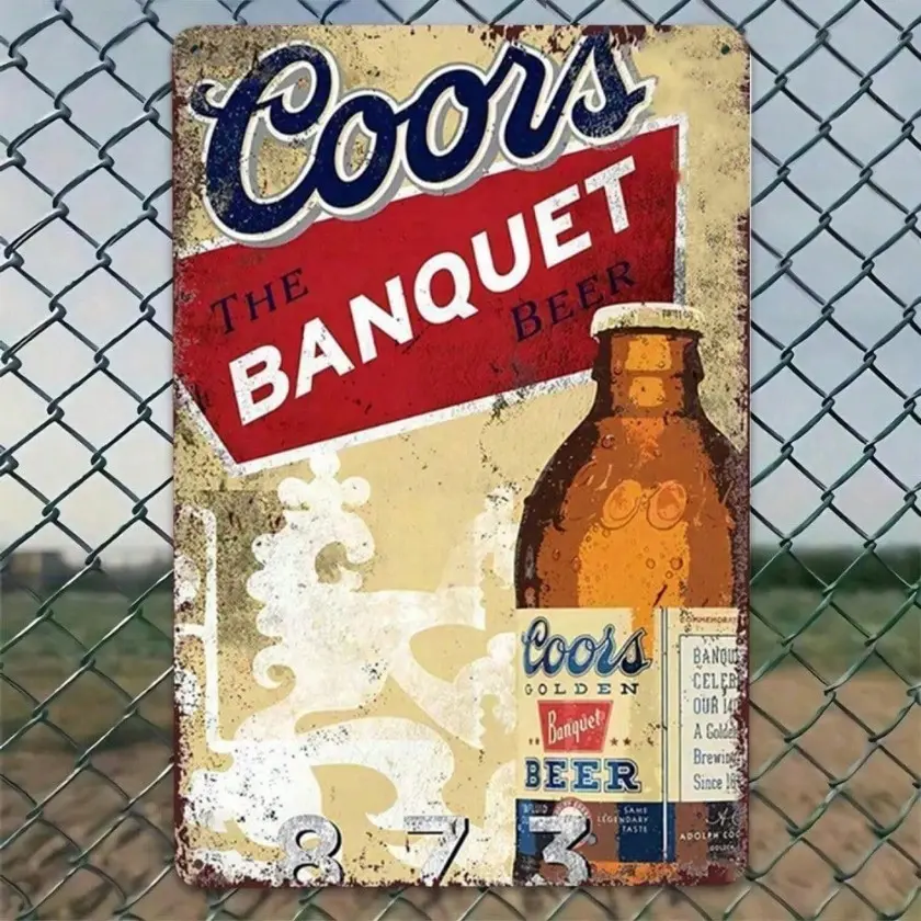 Aluminum Vintage Retro Beer Sign Wall Decor For Bar Man Cave Garage Pub Kitchen Rustic Aluminum Plaque Home Gift