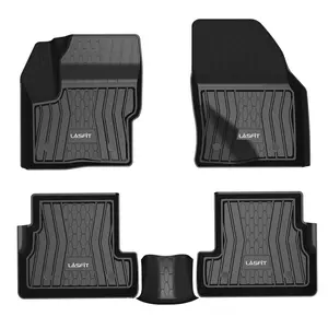 LASFIT All-Weather Car Floor Mats, Custom-Fit Liners for 2015-2016 Lincoln MKC, Interior Car Accessories, Mat Floor Mats