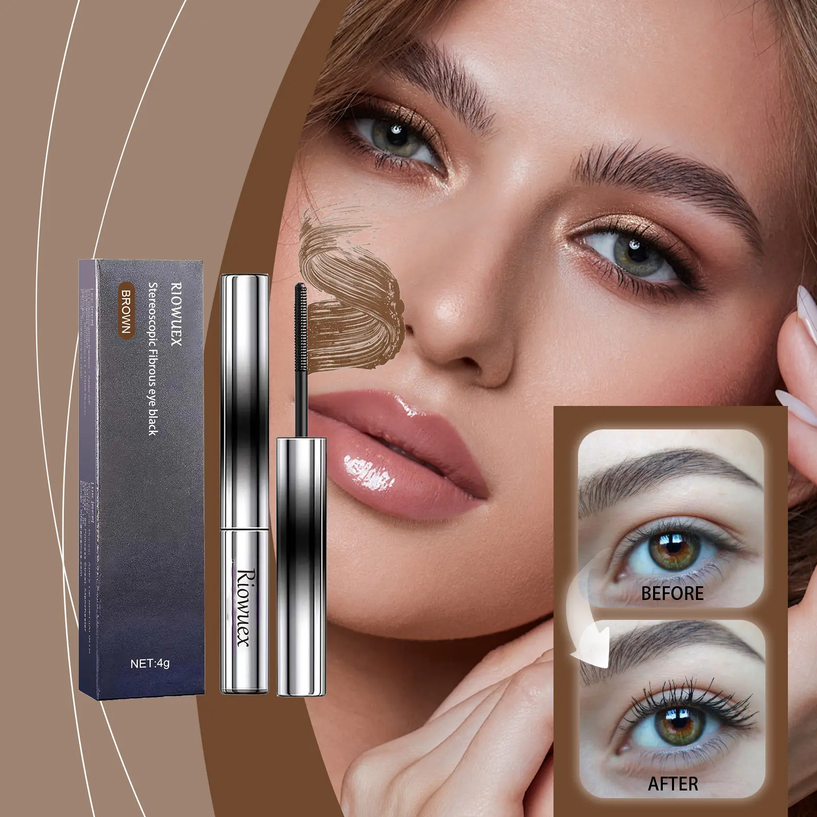 Lash Sensational Firework Washable Mascara, Lengthening & Volumizing Mascara for up to 24HR wear