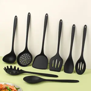 8-Piece Silicone Kitchen Utensil Set, Non-Stick Heat-Resistant Cooking Tools, Food Grade Silicone Spatula, Soup Spoon, Turner