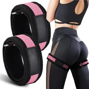 1 Pair BFR Blood Flow Restriction Bands for Women - Adjustable Booty Bands for Glute & Hip Building, High-Density Fabric Resistance Bands for Squats, Thigh Workouts