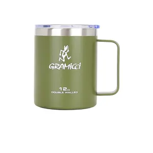 Gramicci Double Walled Stainless Steel Mug in Olive