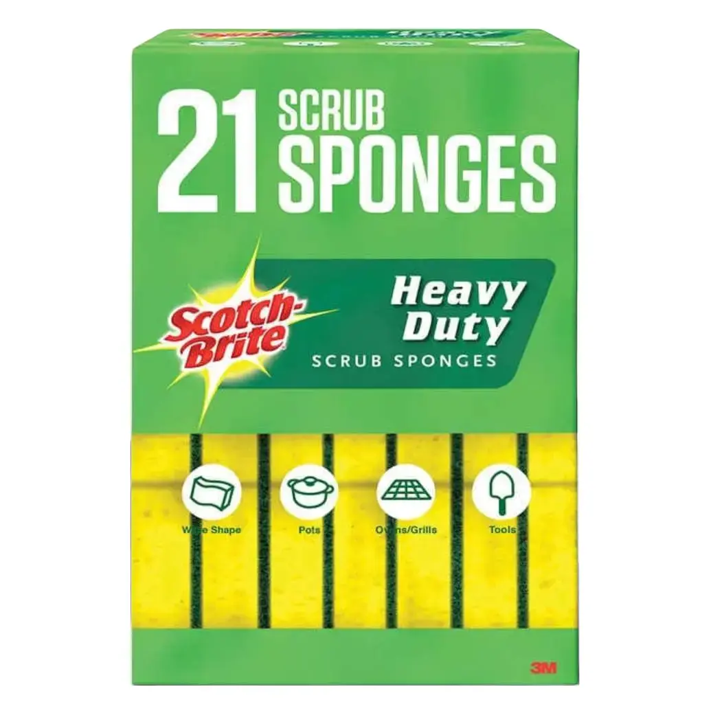 Scotch-Brite Heavy Duty Sponge, 21-count