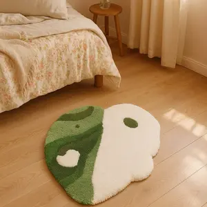 Monstera Albo Leaf Rug - Soft and Cozy Design for Home Decor