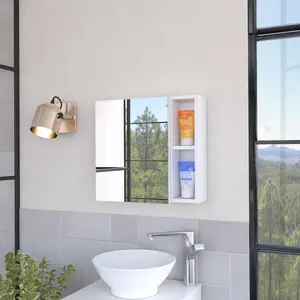 white 25 cupboards & cabinets Myrick 2-Shelf Medicine Cabinet with Mirror White