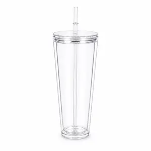 24OZ Personalized Acrylic Snow Globe Cup