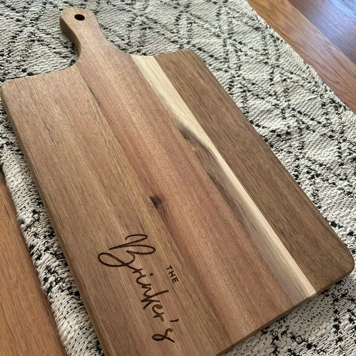 Acacia Wood Custom Charcuterie Board