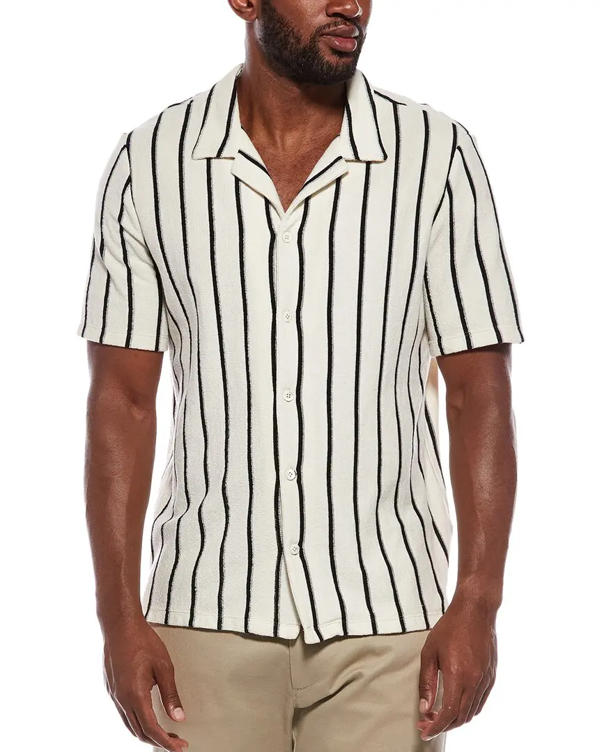 Madewell The Textured Knit Camp Collar Shirt