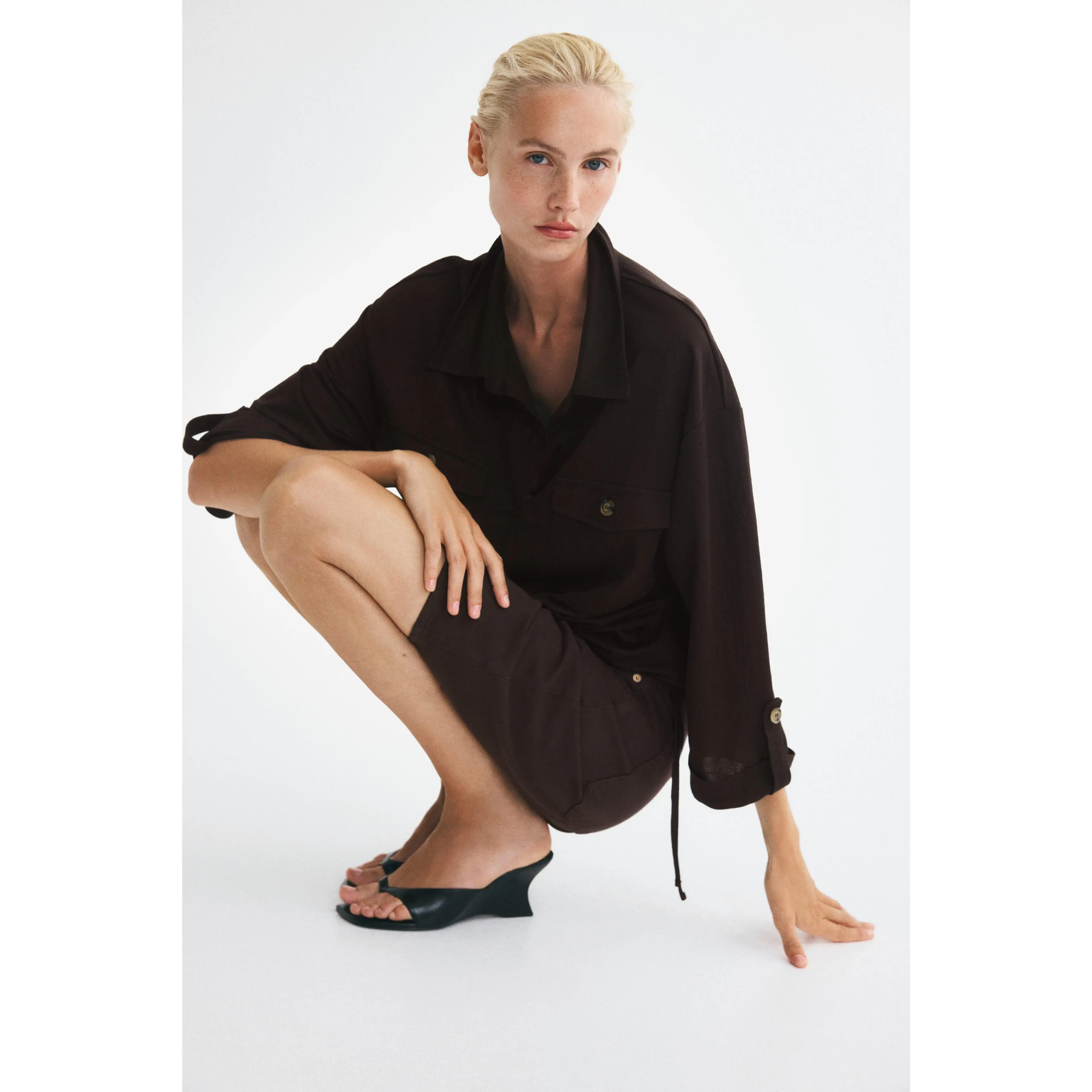 H&M Piqué popover shirt