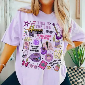 Comfort Colors Hannah Montana 20 Year Celebration Tee Shirt