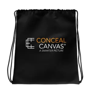 Conceal Canvas Drawstring bag
