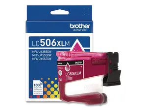 Brother Genuine LC506XLM High Yield Magenta Ink Cartridge