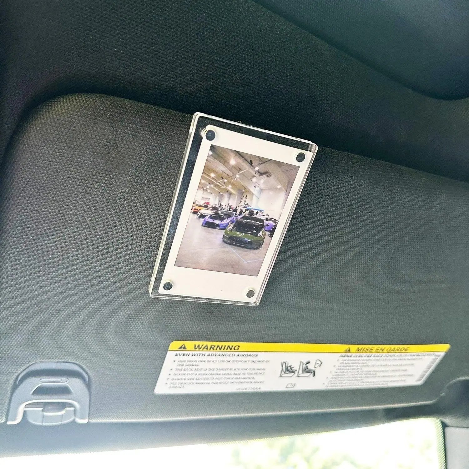 Polaroid Photo for Car, Add Your Own Polaroid Photo Car Visor Clip, Custom Sun Visor Clip, Personalized Photo Car Decoration