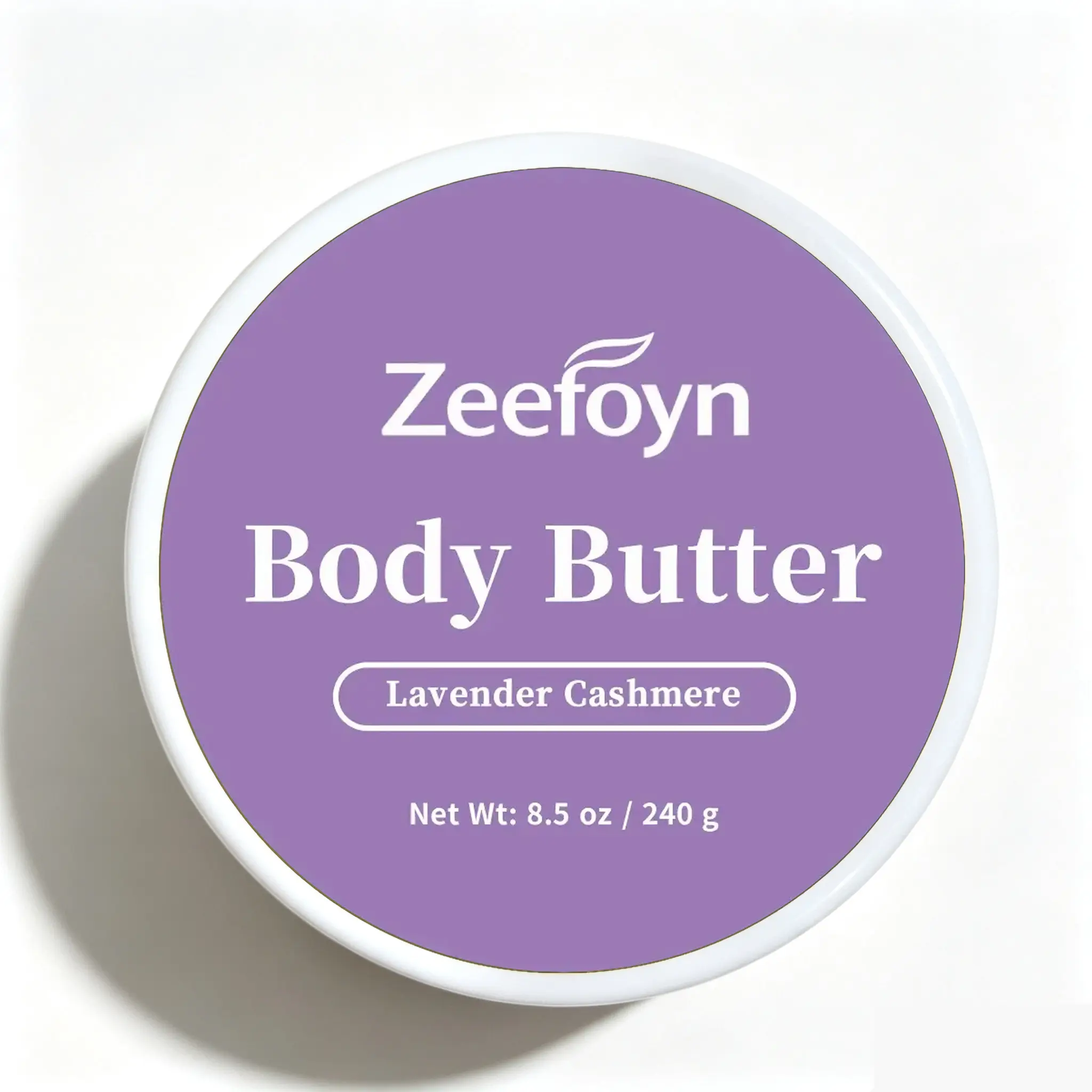 Lavender Whipped Body Butter with Shea Butter, 8.5oz | Whipped Shea Body Butter, Long-Lasting Hydration for Soft, Smooth Skin, Essential Body Care, Lightweight Moisturizer