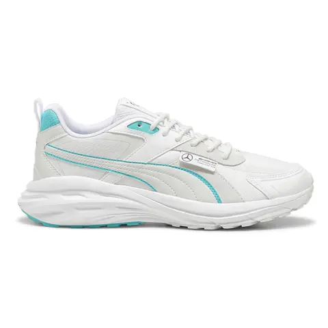PUMA Mens Mercedes Amg Petronas F1 X Hypnotic Ls Lace Up Sneakers Shoes Casual - White