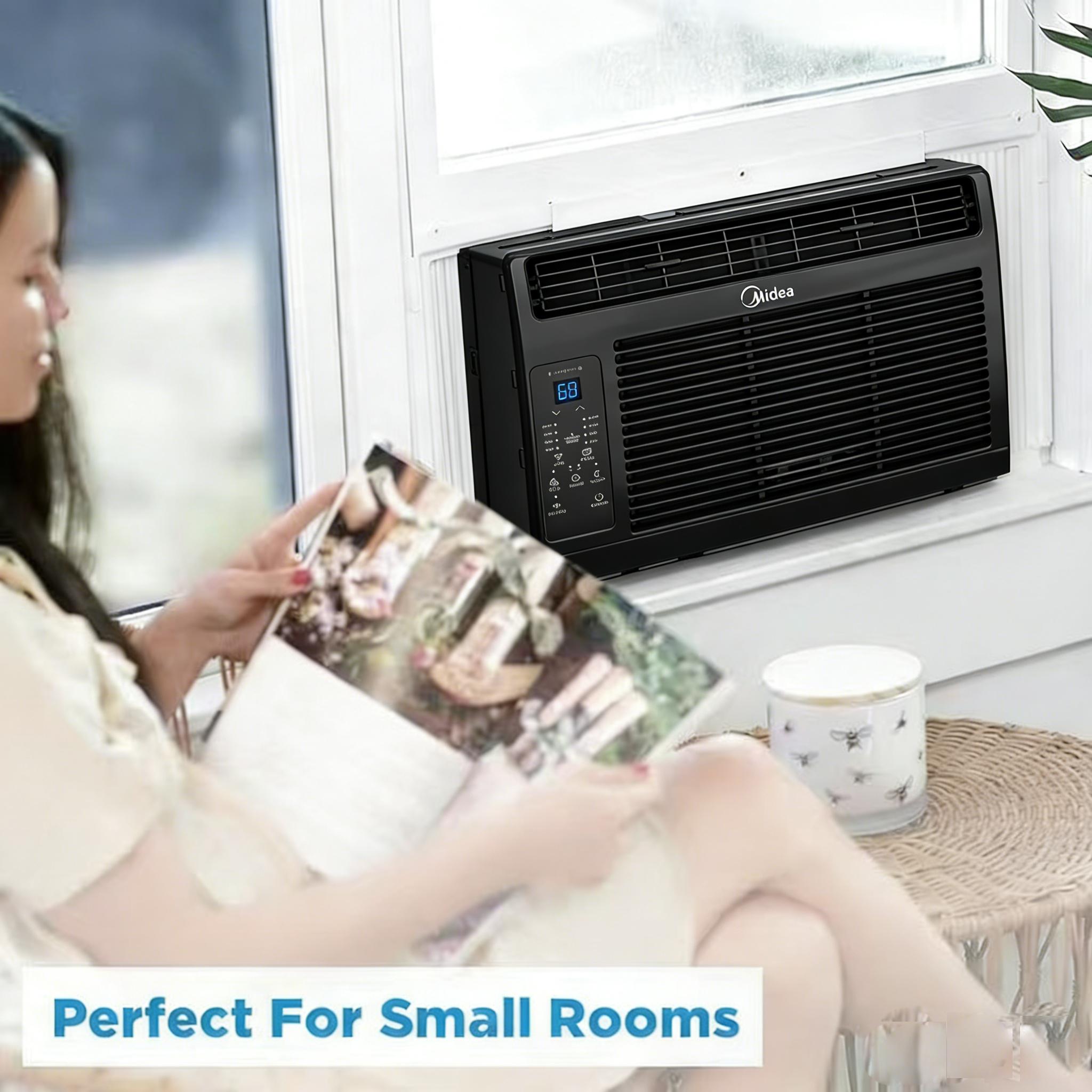 Midea Small Window Air Conditioner 5,000 BTU | Like-New Condition | Energy Efficient AC for Rooms up to 150 Sq Ft