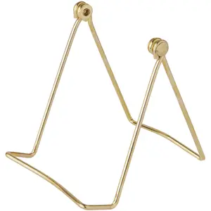 Bard's Folding Gold-toned Wire Easel Stand
