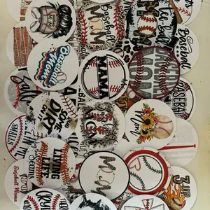 Baseball cardstock freshie inserts