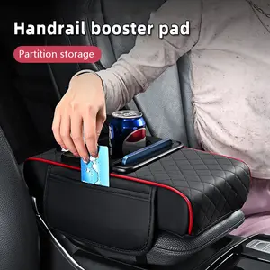 New General Motors Car Armrest Box Booster Pad Leather Car Tissue Box Cup Holder Storage Bag 4-in-1 Elbow Rest - Car Accessories - Car Parts - Car Interior Decoration