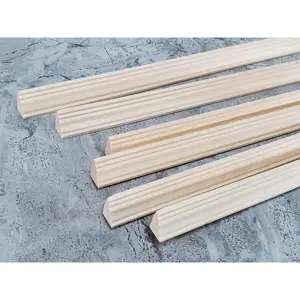 Dollhouse Crown Molding 6 Pieces Thick Ceiling Trim 1/2" wide x 17.75" long Miniature Cornice