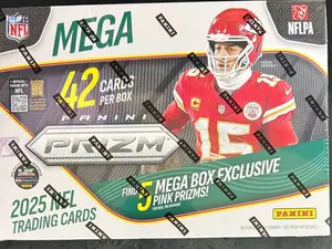 2025 Panini Prizm Football Mega Box Pink Prizms!