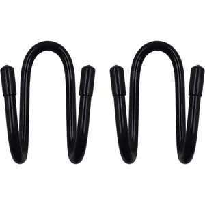 YYST Flexible over the Seat Hard Hat Rack Holder Back Seat Hanger Headrest Hanger Headrest Hook (Black X 2 Pack) YI YA SU