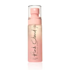 BeBella Cosmetics Pink Cloud Setting Spray 2.7 fl oz Hydrating Formula for Makeup Long Lasting Cosmetic Essence with Aloe Scent Cotton Candy