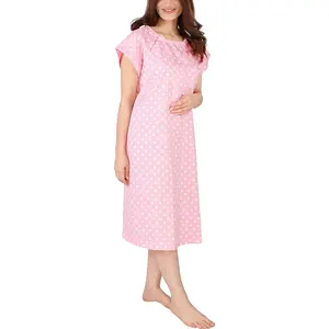 Care Women's Hospital Gown Soft Comfortable Stylish Patient Gown