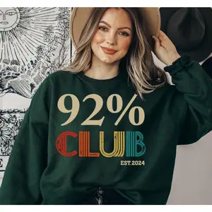 92% Club Sweatshirt For Black Women, I am The 92 Percent ,Black History Month Pride shirt, Vintage Fashion, Classic Styles for