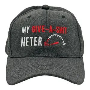 My Give A Shit Meter Hat Funny Sarcastic Novelty Baseball Cap Funny Hats Funny Sarcastic Novelty Caps for Men Black - My Standard My Give A Shit Meter Hat Funny Sarcastic Novelty Baseball Cap Funny Hats Funny Sarcastic Novelty Caps for Men Black - My Standard