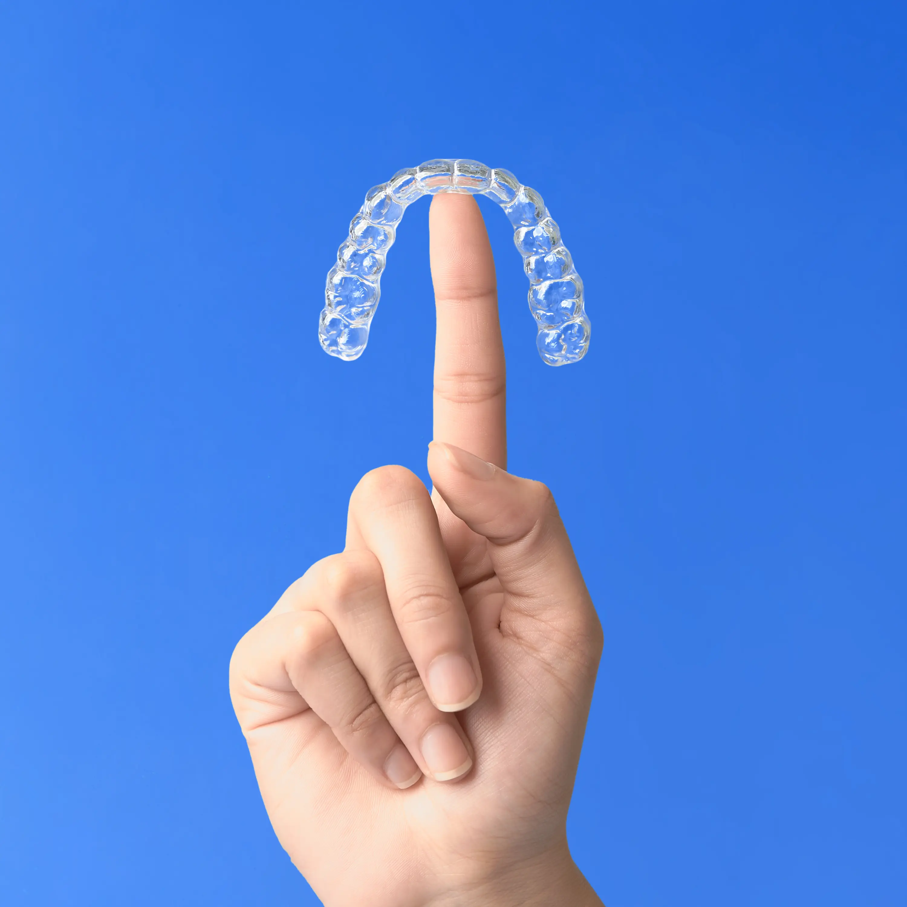ALIGNERCO Hybrid Night Guards for Bruxism Custom Fit Single Arch Teeth Grinding Protection Dual-layered Sleep Guards for Mild & Heavy Grinders BPA-free Medical-grade Plastic