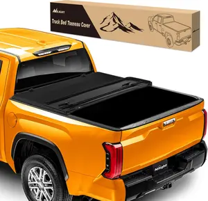 Nilight Soft Tri-fold Truck Bed Tonneau Cover Fits for Toyota Tundra 2022 2023 2024-6.5ft Car Protector  dealsforyoudays