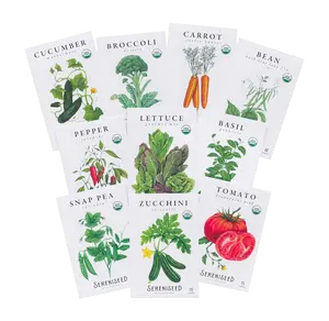 Organic Vegetable Seeds (10-Pack)