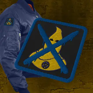 KlanX Icon "Buff N Blu" 3 inch Square Patch
