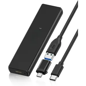 Portable External SSD 500GB, USB 3.2 Gen 2 External Solid State Drive Up to 1000MB/s, Ultra- Portable SSD Storage for PC, Laptop, Tablet,  Console - Plug & Play