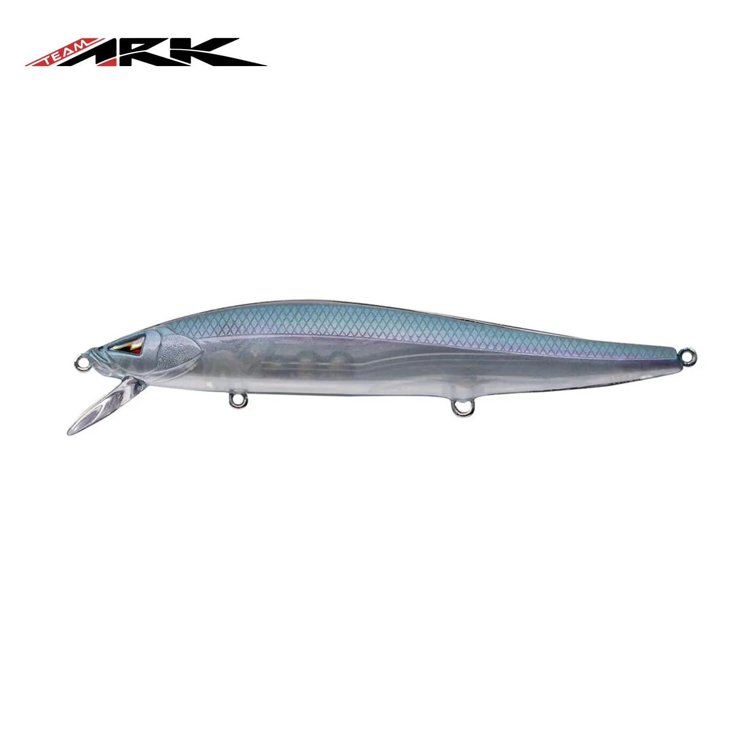 TEAM ARK J110SP Suspending Jerkbait Fishing Equipment Lures - Deep Diving Minnow, Long-Cast Bass Lure, Erratic Action, Magnetic Weight Transfer, Ideal Fishing Gift for Men