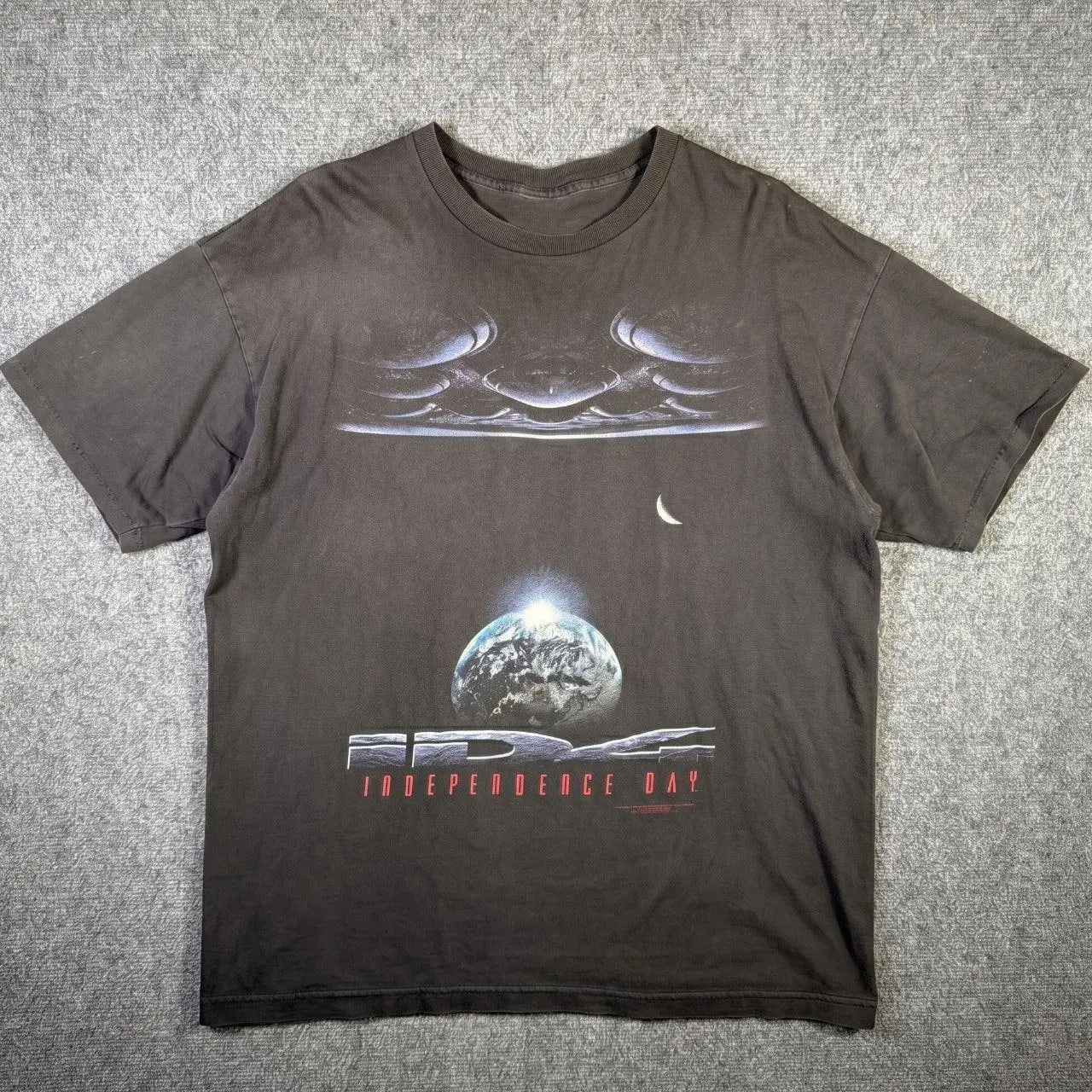 Vintage Independence Day Shirt 90s 1996 Stanley Desantis Horror P