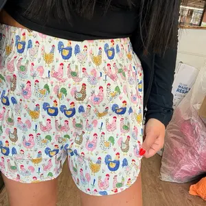 Chicken print shorts