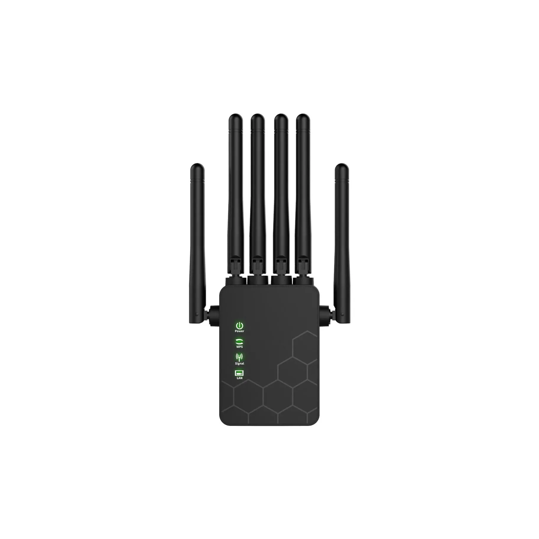WIFI Signal Booster Four-Antenna Home Wall-Penetrating Wireless Network Extender Amplifier Repeater