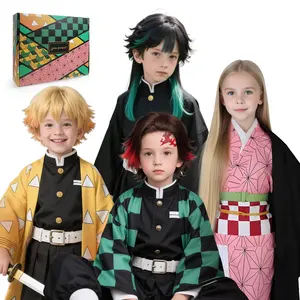 Kids' Anime Cosplay Costume Set Japanese Style Halloween Outfit, Ideal for Boys and Girls Role Playing