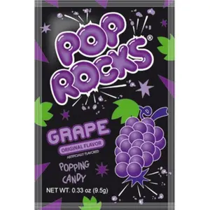 24x Pop Rocks Grape Fruity Candy - Exploding Candy Treats Sweet Snack Fun Party Favors 0.33oz