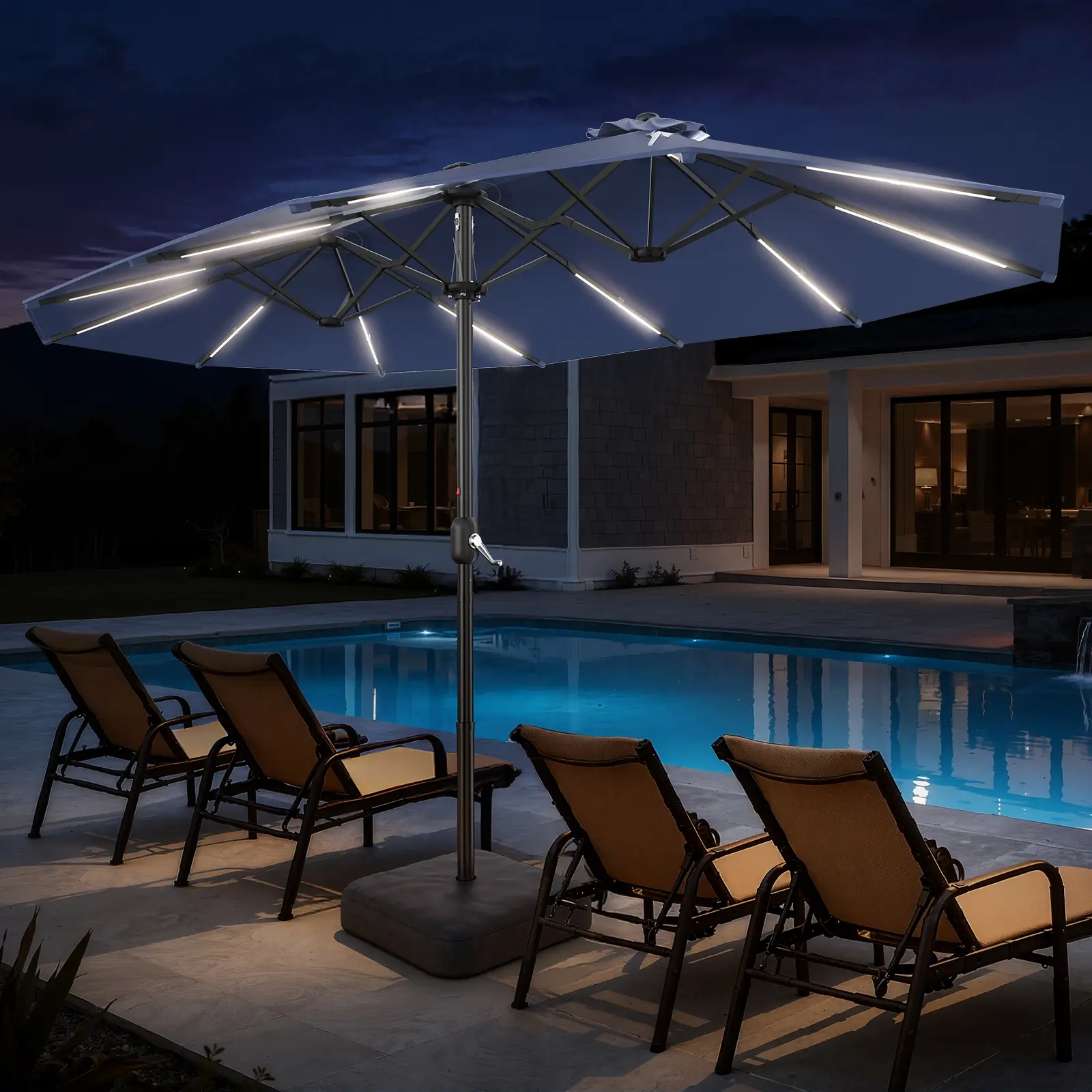 Navy-Solar Light Bar