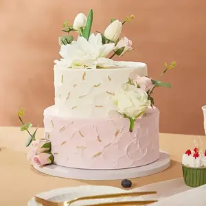 10pcs Round Cake Drum Pans Set, 8-14 Inch Sizes, Heavy-Duty 1/2-Inch Thick Rimmed Edges, Perfect for Parties & Celebrations