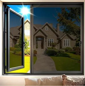 [New Deal] One Way Window Privacy Film,17.5 Inches Wide x 6.5 Feet Tall, Reflective Mirror Glass Window Coverings Heat UV Blocking See Out Not in Sun Shade Film Home Decoration Curtain, Diy Window Blinds, Interior Decoration Accessories