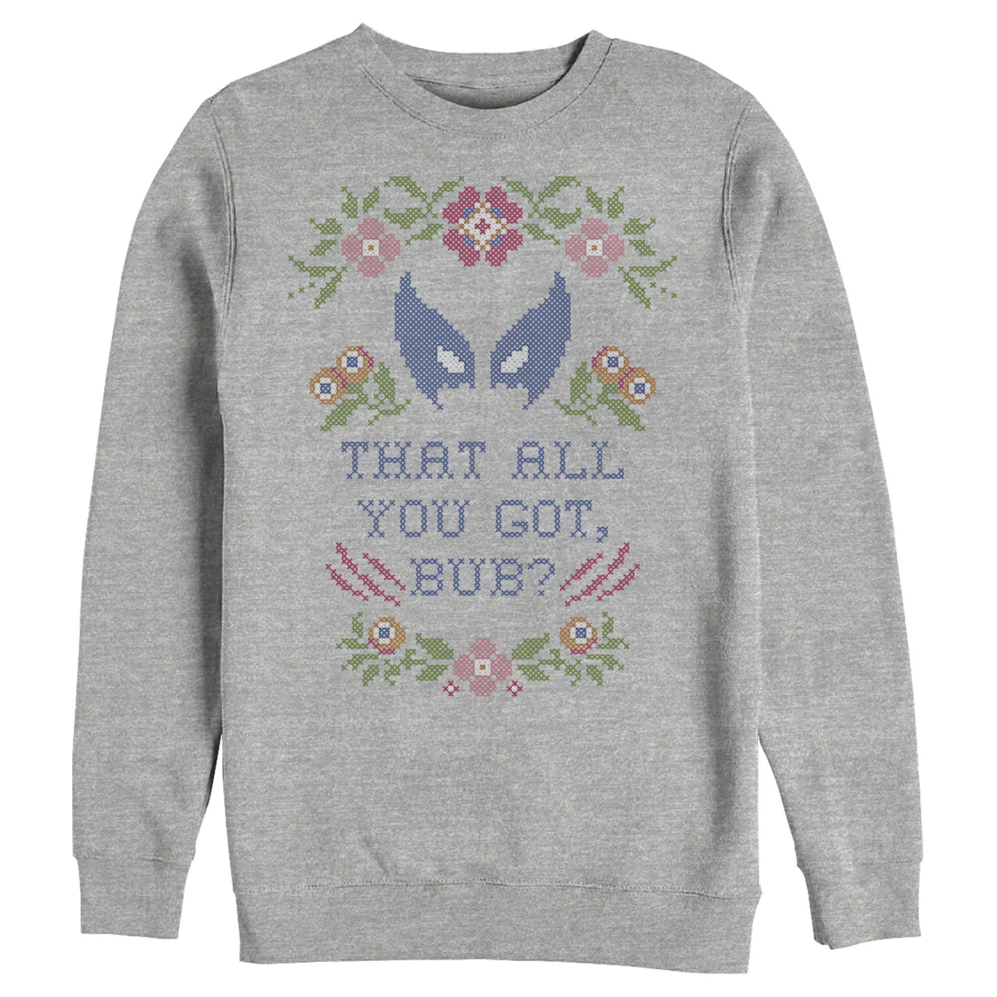 Men's Marvel X-Men Wolverine Quilt Quote Sweatshirt