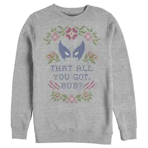 Men's Marvel X-Men Wolverine Quilt Quote Sweatshirt
