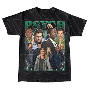 Psych Tv Show Vintage T-Shirt, Gift For Fans T-Shirt, Movie shirt