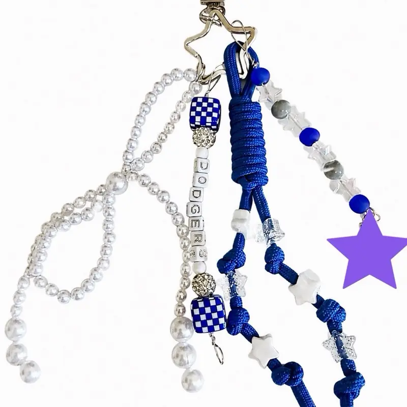 Baseball Los Angeles bag charm
